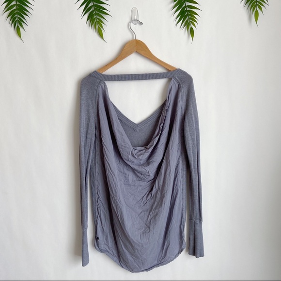 Lululemon • Gray Unity Open Back Pullover - Picture 6 of 8